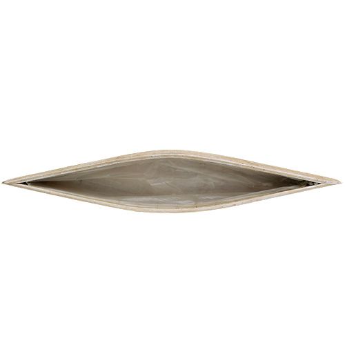 Floristik24 Planteskål lavet af træhvid 79cm x 14cm x 7,5cm