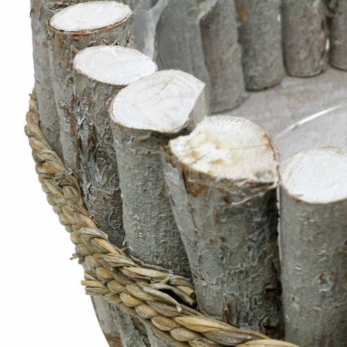 Floristik24 Planteskål lavet af grene Ø33cm H13cm