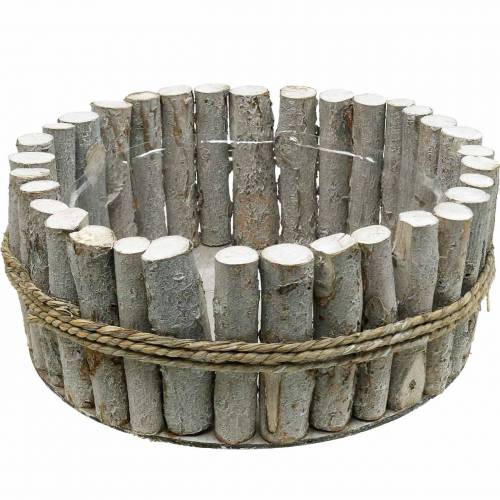 Floristik24 Planteskål lavet af grene Ø33cm H13cm