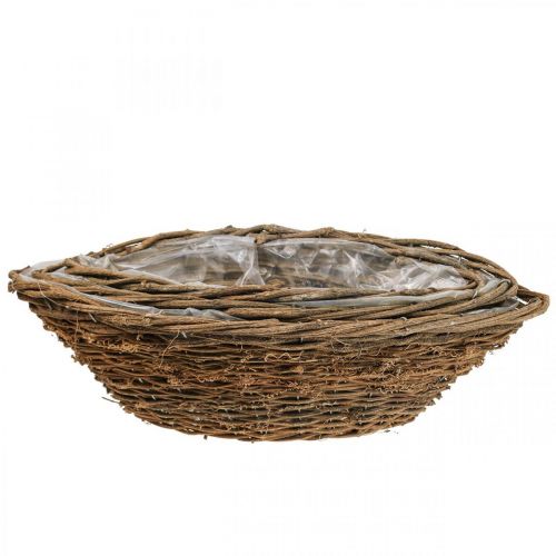 Floristik24 Planteskål plantekurv vinrankekurv L35/42/46cm sæt med 3