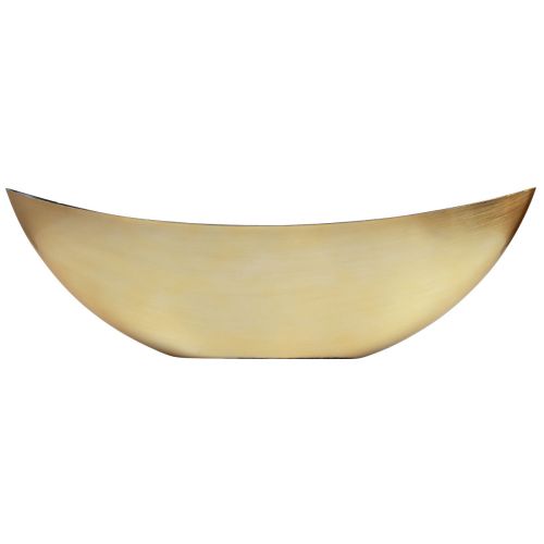 Floristik24 Planteskål plantebåd sort guld 55×15×18cm