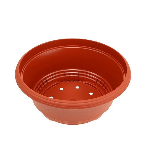 Artikel Plastik planteskål Ø20cm blomsterskål terrakotta 3 stk.
