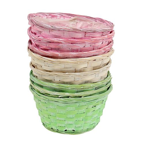 Artikel Planteskål rund Ø20cm farverig 8 stk