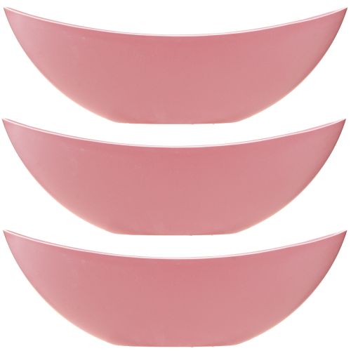 Artikel Plantebåd plast blomsterskål pink 28×9×9cm 3stk