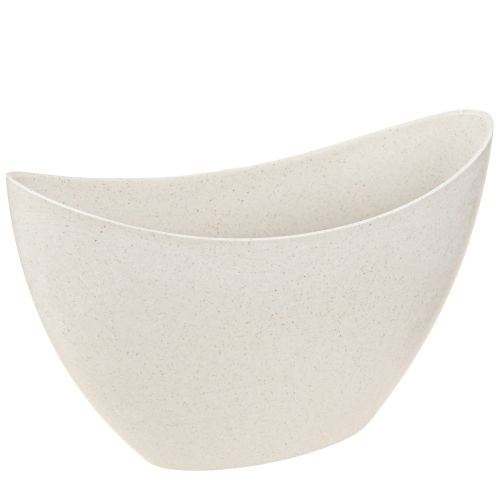 Floristik24 Plantebåd plastskål beige 24×10×15cm 3stk