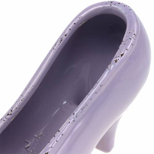 Floristik24 Planter kvinders sko keramisk syrin 20 × 6 cm H12cm