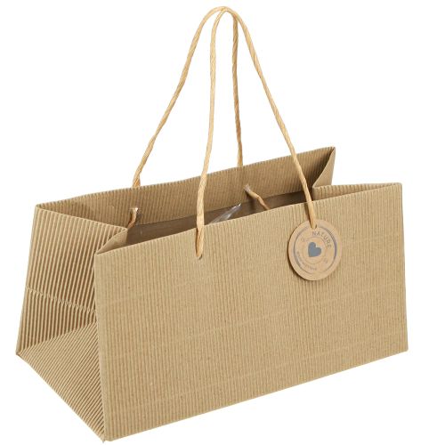 Artikel Planteposer papir naturriflet 24x12x12cm 8 stk