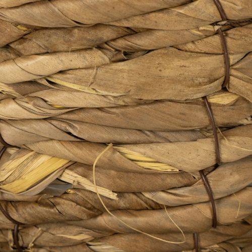 Artikel Plantekop med underkop, lille stråplantekurv, Ø17 cm H13 cm