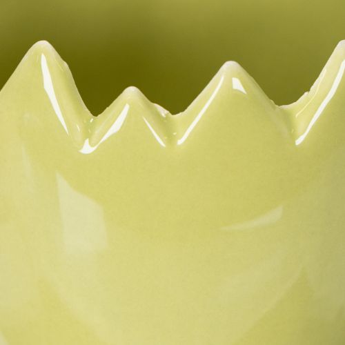 Artikel Påskeæg-motiv urtepotte til stilfuld forårsdekoration i dit hjem, 10 cm, 3 stk.