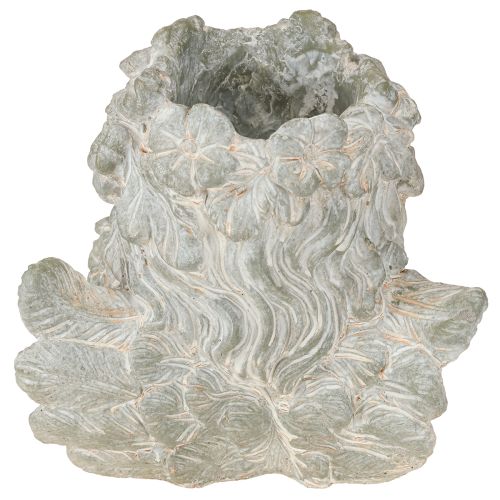 Artikel Plantepotte engel støbt stenfigur gravdekoration 19,5×12×19,5 cm