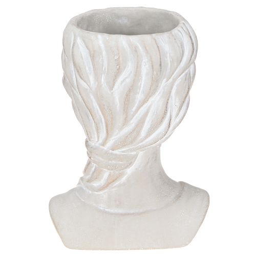 Artikel Plantepotte hunbuste vintage plantekasse støbesten H20cm