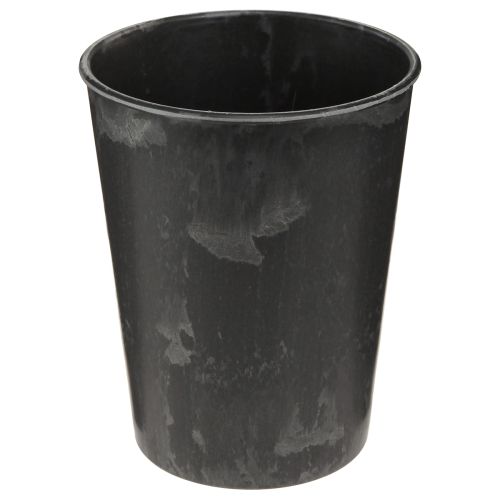 Floristik24 Plantepotte plast antracit Ø13cm H16,5cm 4stk