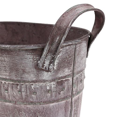 Floristik24 Plantekrukke oval 20cm x 12cm H14cm lilla