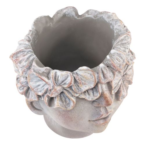 Artikel Plantekrukkeflade planter buste beton look H14cm