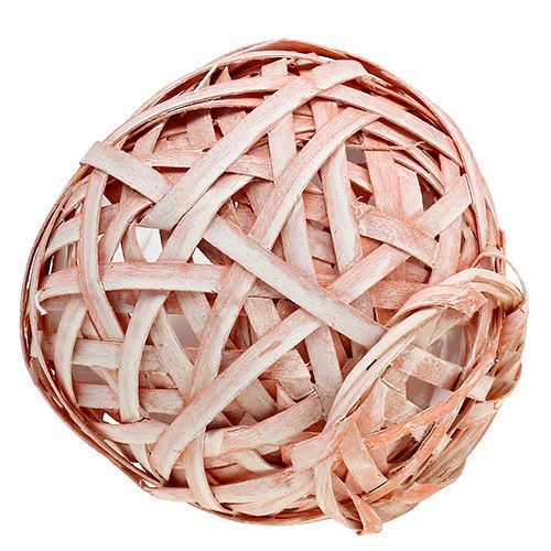 Floristik24 Plantekrukke af chip Ø15cm H14cm orange