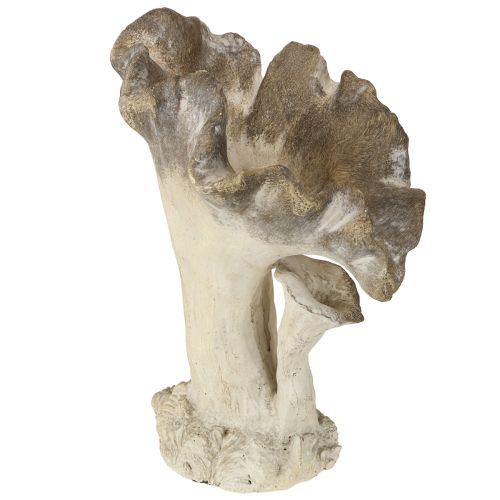 Svampedekoration støbt stenfigur havedekoration grå 18×16×25 cm