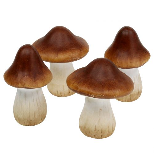 Floristik24 Svampeblanding af lerkeramikbrun 9 cm 8stk