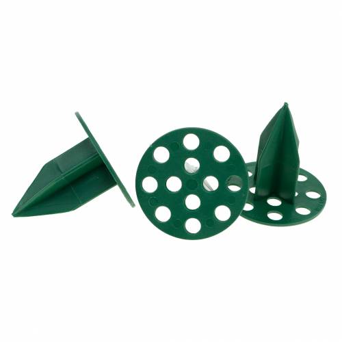 OASIS® plast Pini Ekstra lysestage grøn Ø4,7cm 50 stk