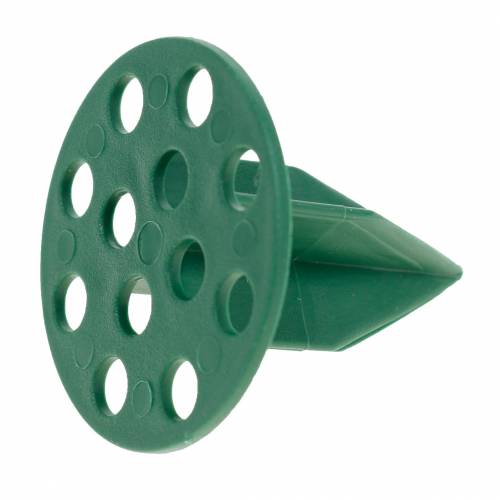 OASIS® Plastic Pini Ekstra lysestage grøn Ø4,7cm 50 stk