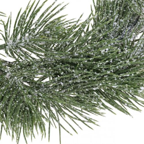 Floristik24 Julekrans kunstige fyrregrene sneet Ø30cm