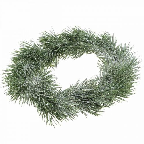 Floristik24 Julekrans kunstige fyrregrene sneet Ø30cm