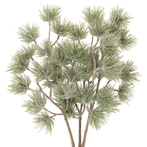 Kunstig grangren, stor fyrretrægren til vinterdekoration, 55 cm, 3 stk.