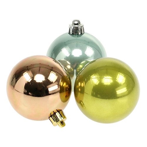 Floristik24 Plastikkugle Ø6cm assorterede farver. 10 stk