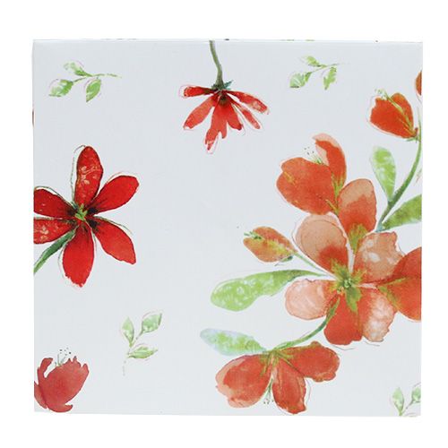Floristik24 Papirpose 12cm x 12cm med mønster 8stk