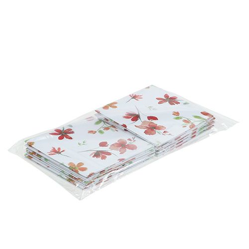 Floristik24 Papirpose 10,5 cm x 10,5 cm med mønster 8stk