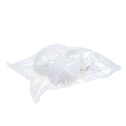 Floristik24 Plast æg maxi 20cm hvid til ophæng 3 stk