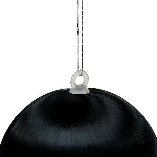 Floristik24 Plastkugle sort Ø6cm 6stk
