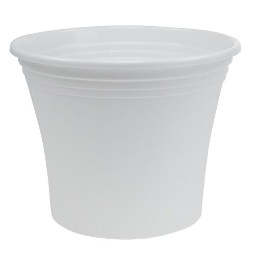 Artikel Plastpotte “Irys” hvid Ø29cm H24cm 1 stk