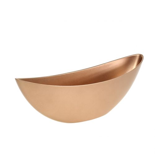 Floristik24 Dekorativ skål kobber 39cm x 12cm H13cm 1 stk