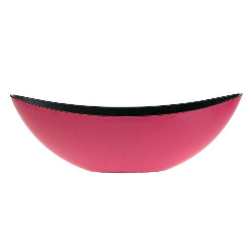 Floristik24 Dekorativ skål planteskål lyserød 34 cm x 11 cm H11cm