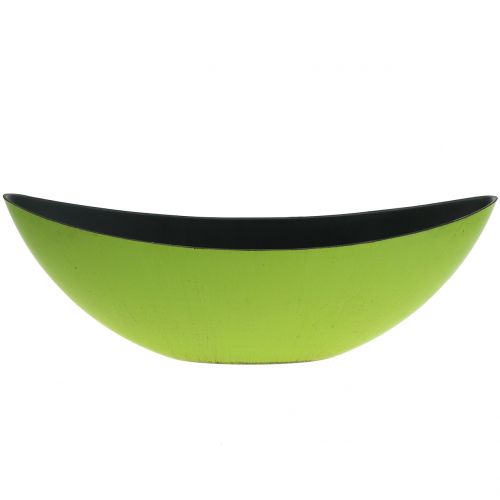 Floristik24 Dekorativ skål planteskål grøn 39 cm x 12 cm H13cm