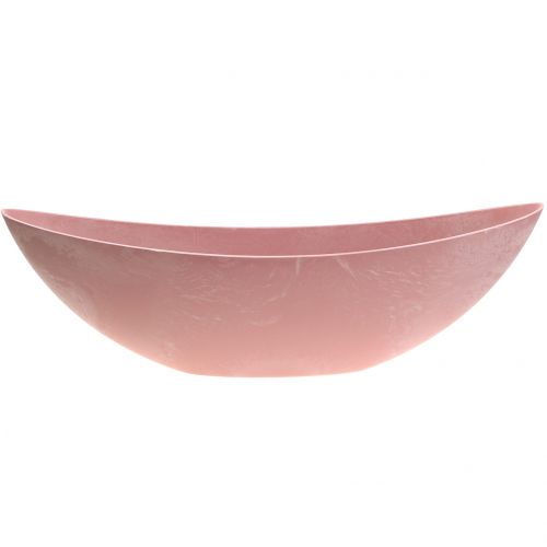 Floristik24 Dekorativ skål planteskål lyserød 55 cm x 14,5 cm H17cm