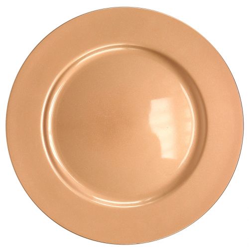 Floristik24 Plastplade kobber Ø33cm