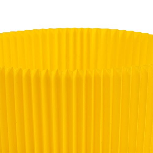 Plisserede manchetter gule 12,5 cm 100p.