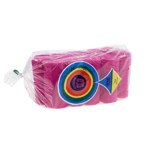 Floristik24 Plisserede manchetter Cerise 10,5cm 100 stk