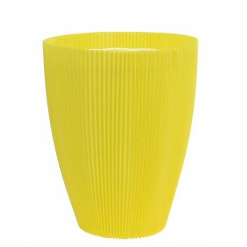 Floristik24 Plisserede manchetter gule 14,5cm 100 stk