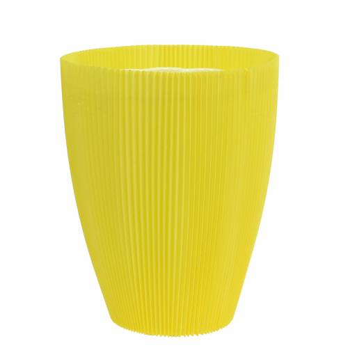 Floristik24 Plisserede manchetter gule 14,5 cm (100 stk.)