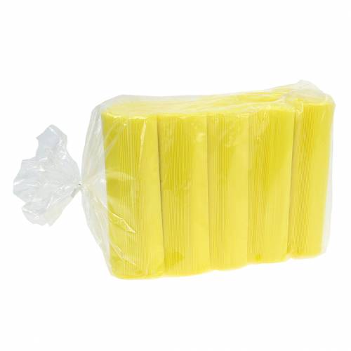 Artikel Plisserede manchetter gule 14,5cm 100 stk