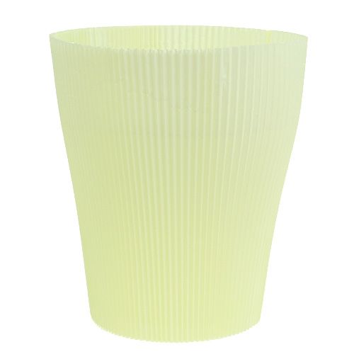 Plisserede manchetter lysegul 18,5 cm 100 stk.