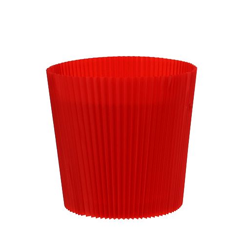 Plisserede manchetter røde 12,5cm 100 stk