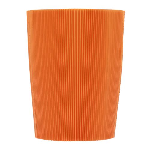 Floristik24 Plisserede manchetter til urtepotter orange 12,5cm 100stk