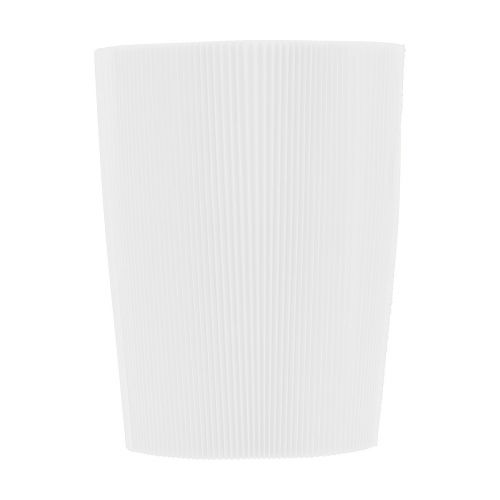 Floristik24 Plisserede manchetter til urtepotter hvid 14,5cm 100 stk