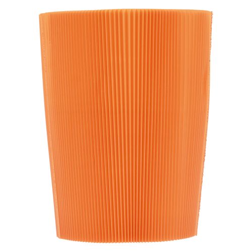 Floristik24 Plisserede manchetter til urtepotter orange 14,5cm 100 stk
