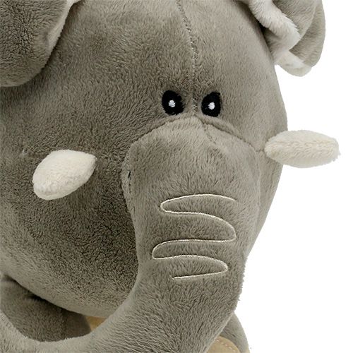 Floristik24 Plys elefant 35cm grå