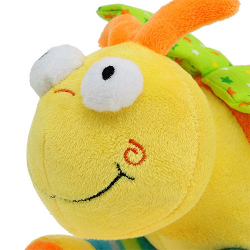 Floristik24 Plys sommerfugl 22,5 cm gul