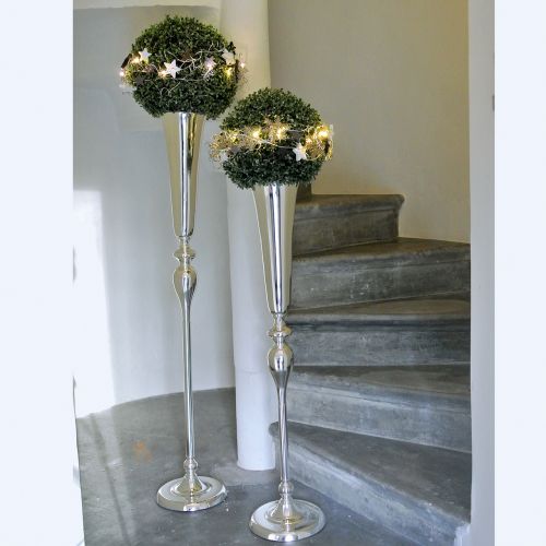 Floristik24 Kopvase sølv Ø15cm H75cm
